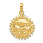 Загрузить изображение в средство просмотра галереи, 14k Yellow Gold Sun Celestial 3D Pendant Charm
