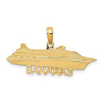 Load image into Gallery viewer, 14k Yellow Gold Bahamas Cruise Ship Travel Vacation Pendant Charm
