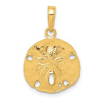 Załaduj obraz do przeglądarki galerii, 14k Yellow Gold Sand Dollar Pendant Charm - [cklinternational]
