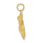 Cargar imagen en el visor de la galería, 14k Yellow Gold Shell Seashell Starfish Cluster Pendant Charm
