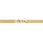Charger l&#39;image dans la galerie, 14k Yellow Gold 5mm Silky Herringbone Bracelet Anklet Choker Necklace Pendant Chain
