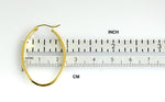 Φόρτωση εικόνας στο εργαλείο προβολής Συλλογής, 14k Yellow Gold Classic Large Oval Hoop Earrings
