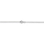 Kép betöltése a galériamegjelenítőbe: 14K White Gold 0.5mm Thin Curb Bracelet Anklet Choker Necklace Pendant Chain
