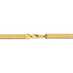 Załaduj obraz do przeglądarki galerii, 14k Yellow Gold 6.5mm Silky Herringbone Bracelet Anklet Choker Necklace Pendant Chain
