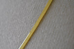 Lataa kuva Galleria-katseluun, 14K Yellow Gold Silky Herringbone Bracelet Anklet Choker Necklace Pendant Chain 3mm
