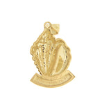 Carica l&#39;immagine nel visualizzatore di Gallery, 14k Yellow Gold Bahamas Conch Shell Travel Vacation Pendant Charm
