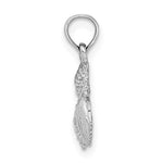 이미지를 갤러리 뷰어에 로드 , 14k White Gold Shell Seashell Starfish Sand Dollar Cluster Pendant Charm
