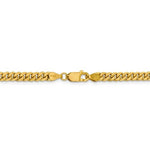 Lataa kuva Galleria-katseluun, 14k Yellow Gold 4.25mm Miami Cuban Link Bracelet Anklet Choker Necklace Pendant Chain
