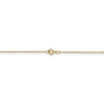 將圖片載入圖庫檢視器 14K Yellow Gold 0.5mm Thin Curb Bracelet Anklet Choker Necklace Pendant Chain
