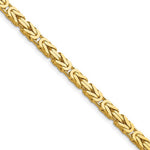 Charger l&#39;image dans la galerie, 14K Yellow Gold 4mm Byzantine Bracelet Anklet Choker Necklace Pendant Chain
