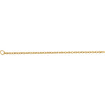 Carregar imagem no visualizador da galeria, 14K Yellow Gold 14K White Gold Safety Chain Guard with Jump Rings Jewelry Findings
