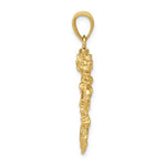 Afbeelding in Gallery-weergave laden, 14k Yellow Gold Dragon 3D Pendant Charm
