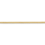 Загрузить изображение в средство просмотра галереи, 14K Yellow Gold 2mm Franco Bracelet Anklet Choker Necklace Pendant Chain
