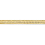 画像をギャラリービューアに読み込む, 14k Yellow Gold 5.5mm Silky Herringbone Bracelet Anklet Choker Necklace Pendant Chain
