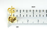 Carregar imagem no visualizador da galeria, 14k Yellow Gold 9mm Classic Love Knot Stud Post Earrings
