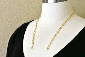 Clicker Round Gold Connector / 14K Solid Gold Connector / Necklace