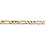Lataa kuva Galleria-katseluun, 14K Yellow Gold 6.25mm Flat Figaro Bracelet Anklet Choker Necklace Pendant Chain
