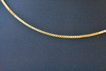 Carregar imagem no visualizador da galeria, 14K Yellow Gold 1mm Box Bracelet Anklet Necklace Choker Pendant Chain
