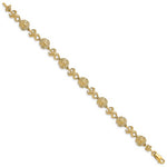 Carregar imagem no visualizador da galeria, 14k Yellow Gold Sand Dollar Starfish Ocean Sea Beach Bracelet
