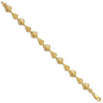 Charger l&#39;image dans la galerie, 14k Yellow Gold Seashell Conch Shell Ocean Sea Beach Bracelet
