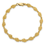 Lade das Bild in den Galerie-Viewer, 14k Yellow Gold Seashell Conch Shell Ocean Sea Beach Bracelet
