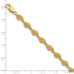 Charger l&#39;image dans la galerie, 14k Yellow Gold Seashell Conch Shell Ocean Sea Beach Bracelet
