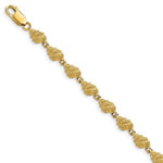 Lade das Bild in den Galerie-Viewer, 14k Yellow Gold Seashell Conch Shell Ocean Sea Beach Bracelet

