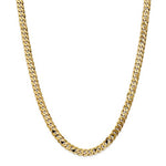 Загрузить изображение в средство просмотра галереи, 14k Yellow Gold 6.75mm Beveled Curb Link Bracelet Anklet Necklace Pendant Chain
