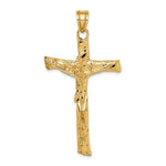 Carica l&#39;immagine nel visualizzatore di Gallery, 14k Yellow Gold Cross Crucifix Large Pendant Charm
