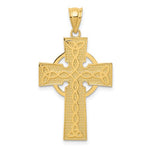 Charger l&#39;image dans la galerie, 14k Yellow Gold Celtic Cross Pendant Charm
