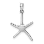 Charger l&#39;image dans la galerie, 14k White Gold Starfish Pendant Charm
