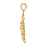 Load image into Gallery viewer, 14k Yellow Gold Lobster Ocean Life Pendant Charm
