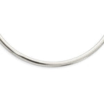 Ladda upp bild till gallerivisning, Sterling Silver 4.5mm Domed Cubetto Omega Choker Necklace Pendant Chain
