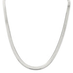將圖片載入圖庫檢視器 Sterling Silver 7mm Herringbone Bracelet Anklet Choker Necklace Pendant Chain
