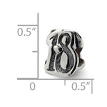 Lade das Bild in den Galerie-Viewer, Authentic Reflections Sterling Silver Number 18 Eighteen Bead Charm
