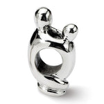 Indlæs billede til gallerivisning Authentic Reflections Sterling Silver Family of Two Bead Charm

