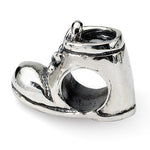 Kép betöltése a galériamegjelenítőbe: Authentic Reflections Sterling Silver Baby Shoe Bead Charm
