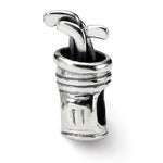 Carica l&#39;immagine nel visualizzatore di Gallery, Authentic Reflections Sterling Silver Golf Clubs Bag Bead Charm
