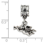 Lade das Bild in den Galerie-Viewer, Authentic Reflections Sterling Silver Angel Dangle Bead Charm
