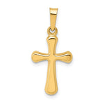 Carregar imagem no visualizador da galeria, 14k Yellow Gold Latin Cross Pendant Charm
