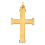 Ladda upp bild till gallerivisning, 14k Yellow Gold Cross Large Pendant Charm
